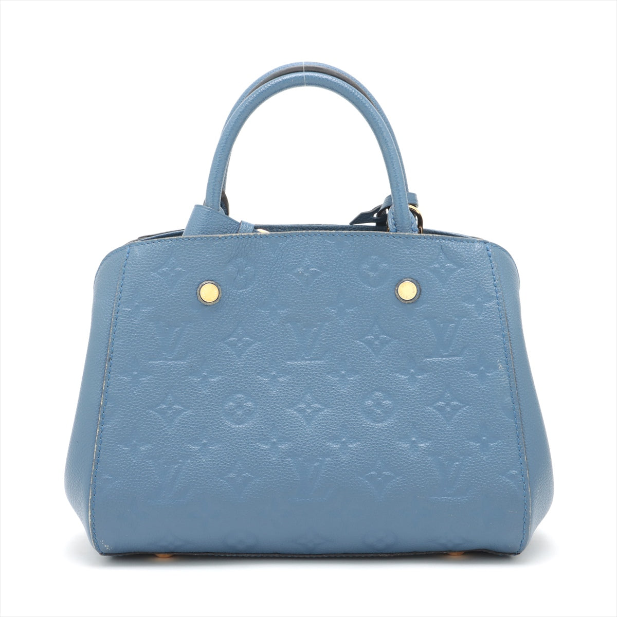 Louis Vuitton Monogram Empreinte Montaigne BB Blue Jean