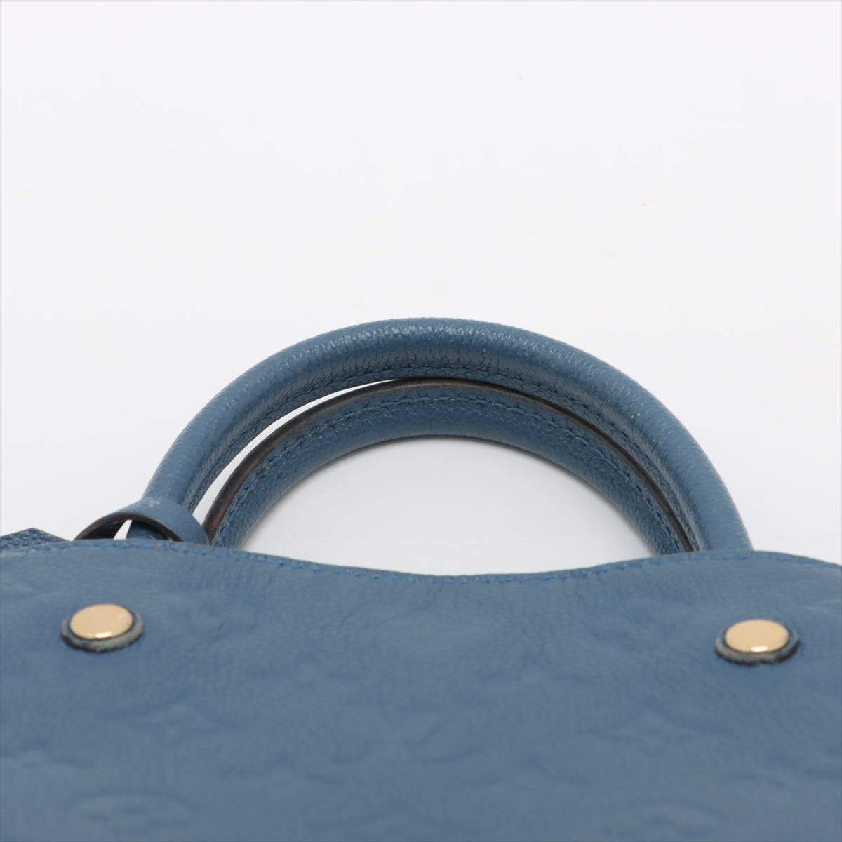 Louis Vuitton Monogram Empreinte Montaigne BB Blue Jean